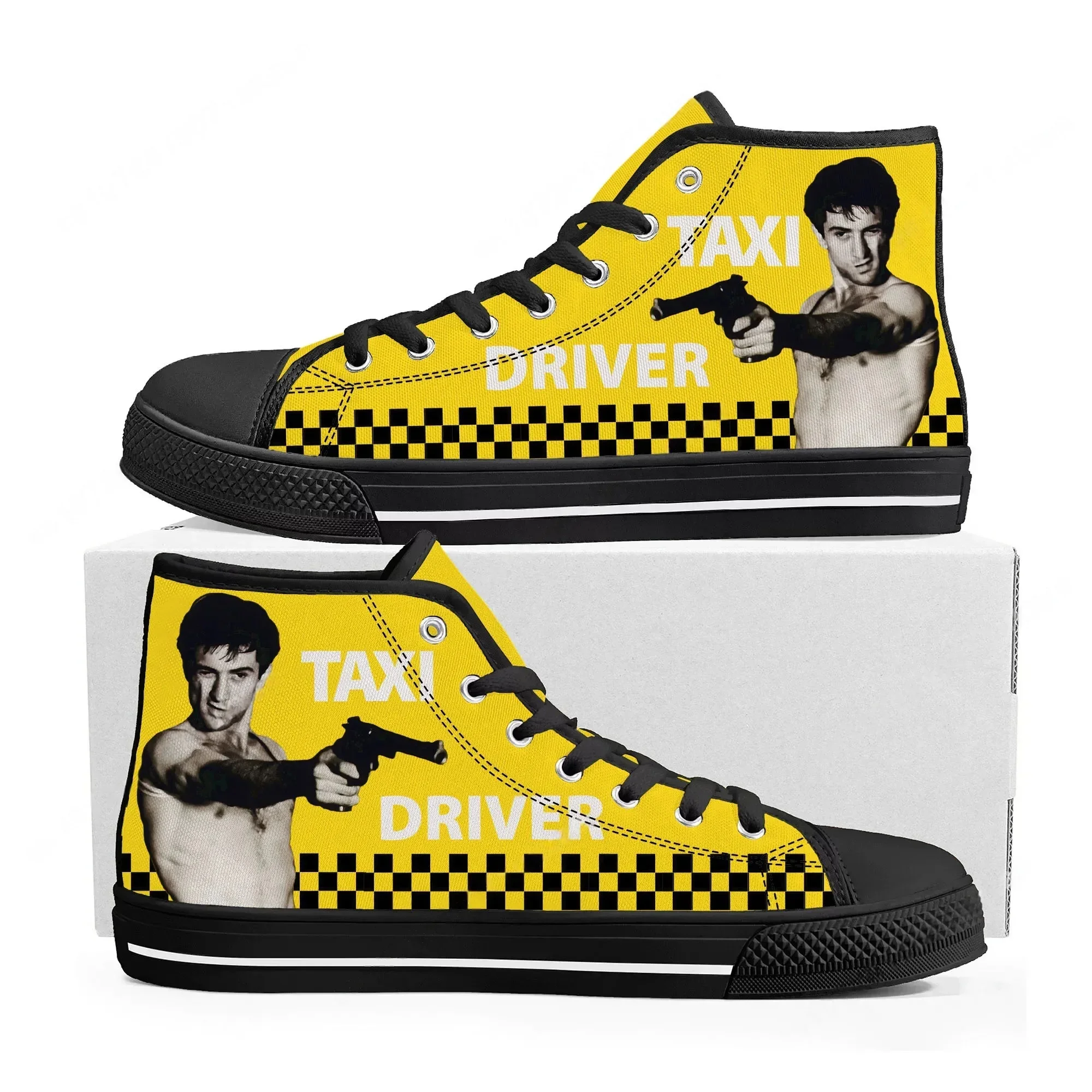 Men'S Shoes Drivers - Taxi Driver High Top Sneakers Men