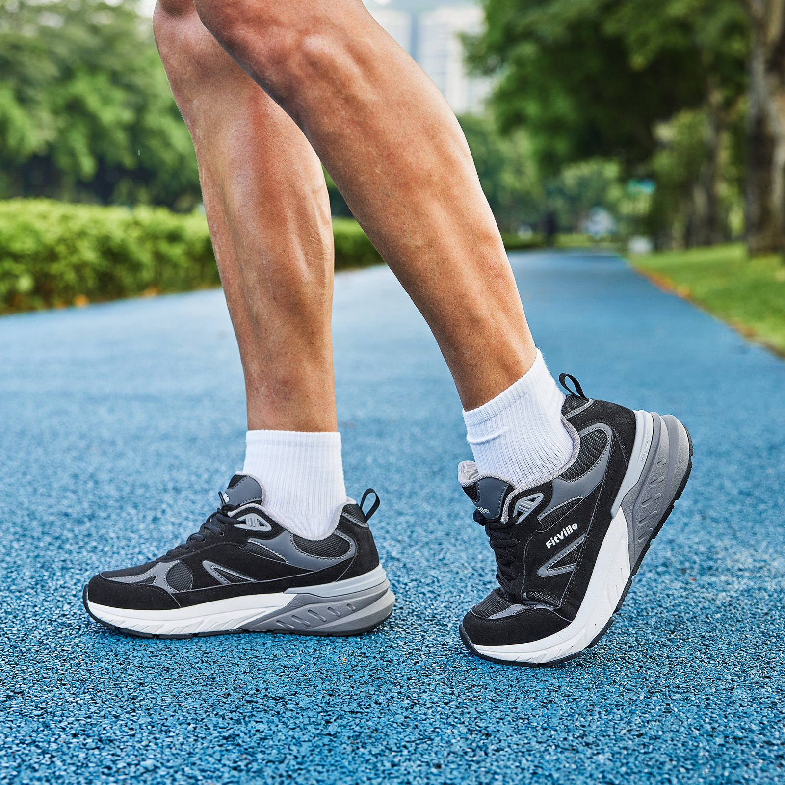 Men'S Shoes Plantar Fasciitis - Fitville Walking Shoes Wide Men's Casual