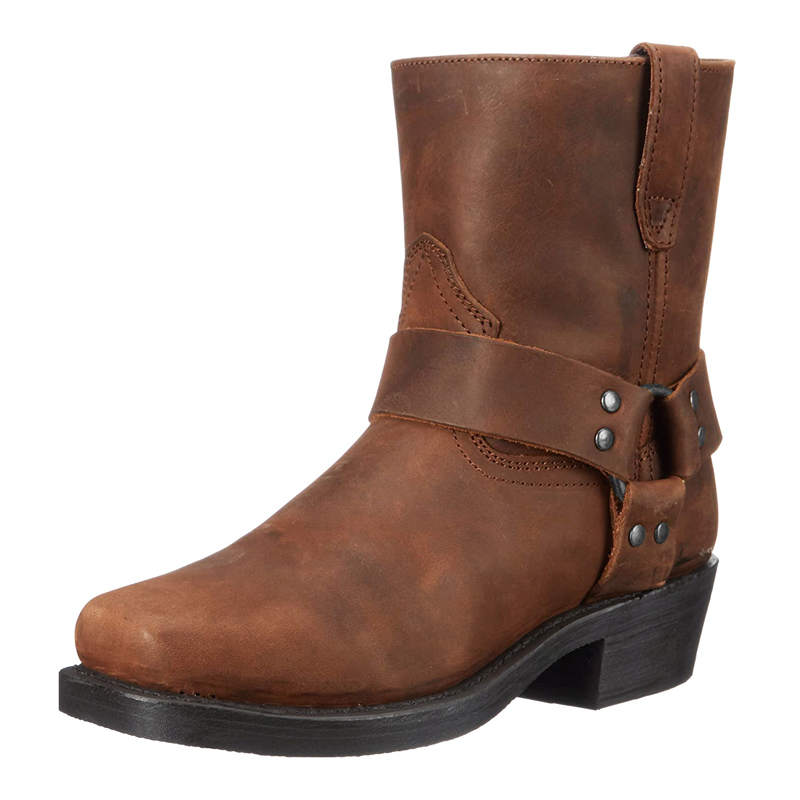 Men'S Shoes Zipper - 2025 New Outdoors Men Western Boots