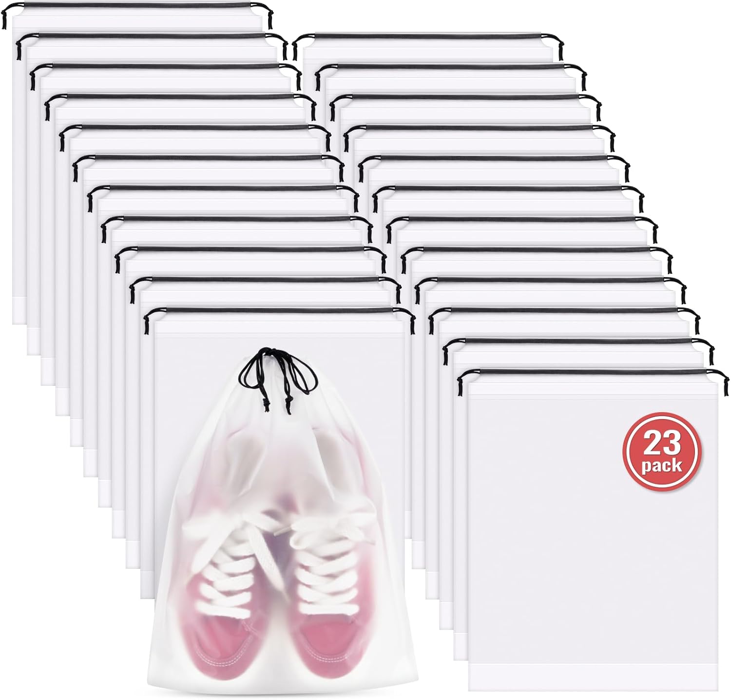 Men Shoes Essentials - 23 Pack Shoe Bags for Travel,