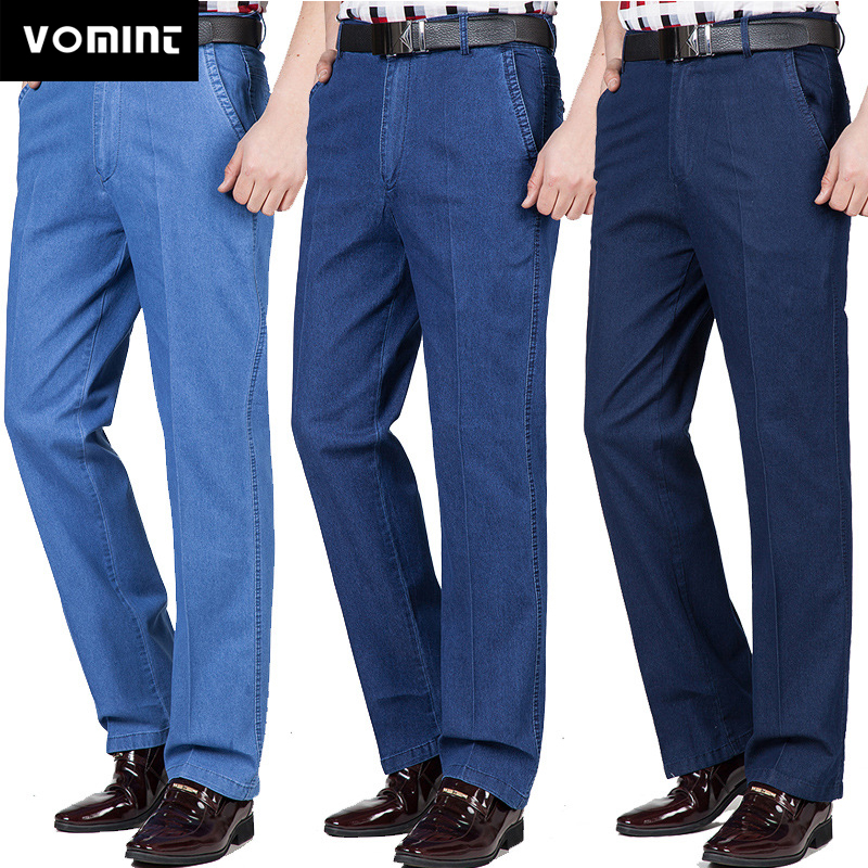 Men Shoes Jeans - Men's jeans Autumn & Winter High-waisted