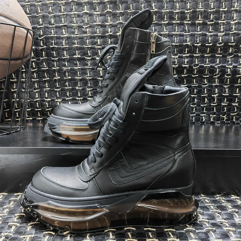 Men Women Boots Ankle Genuine  - Men Shoes Type 评论和价格