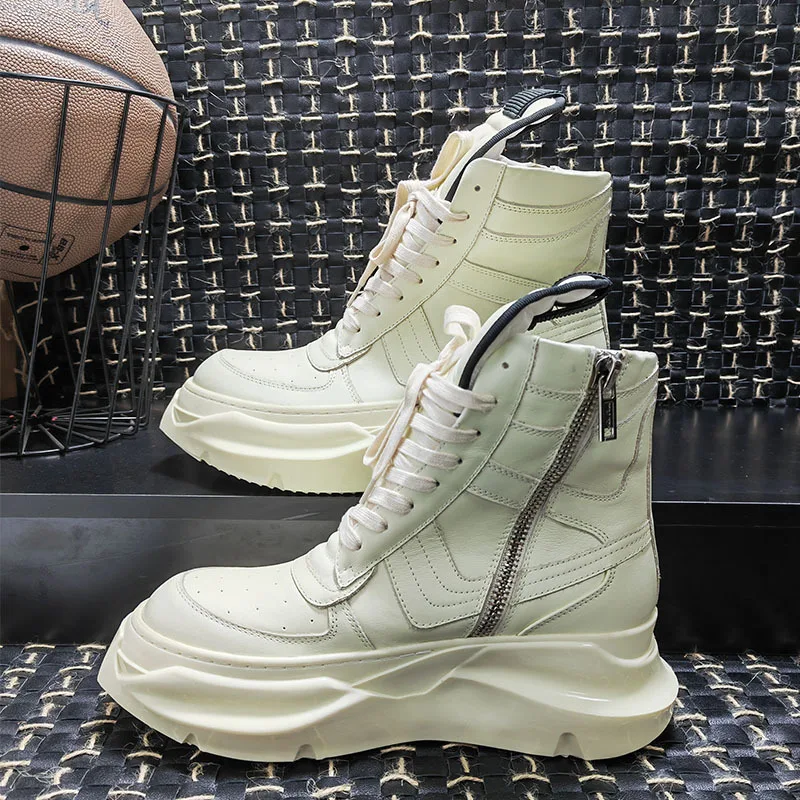 Men Women Boots Ankle Genuine  - Men Shoes Type 评论和价格