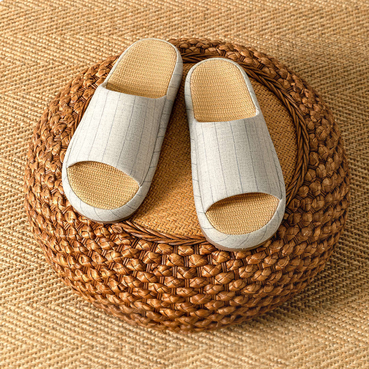 Summer Women Home Slippers Lin - Men'S Shoes To Women'S Size 评论和价格