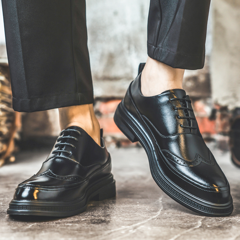 Men's Height Increasing Leathe - Men Shoes Oxford 评论和价格