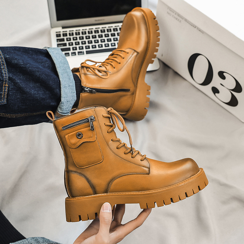 2025 Trend Men Boots Sneakers  - Men Shoes Type 评论和价格