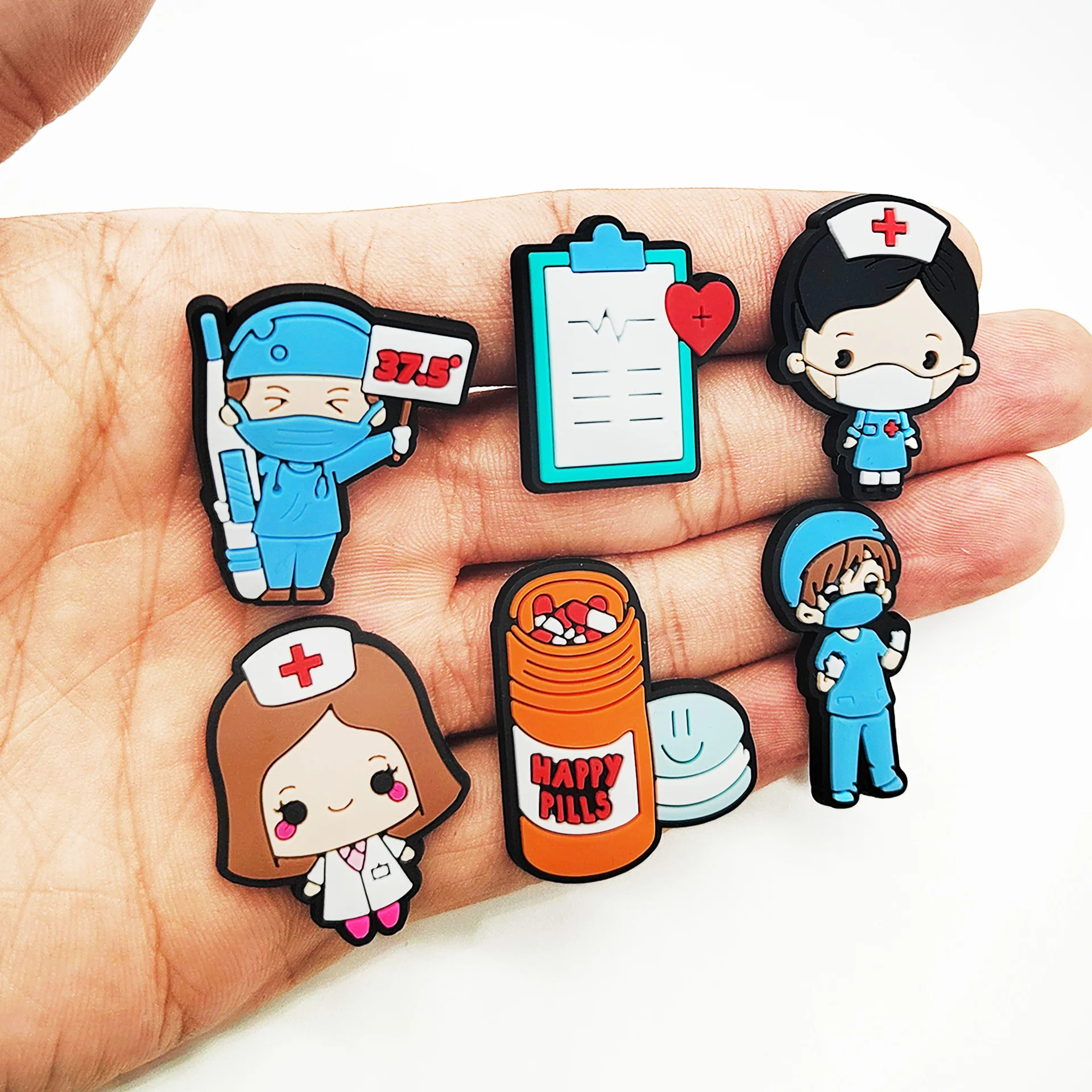 New 1pcs PVC Shoe Charms for C - Men Shoes Jeans 评论和价格