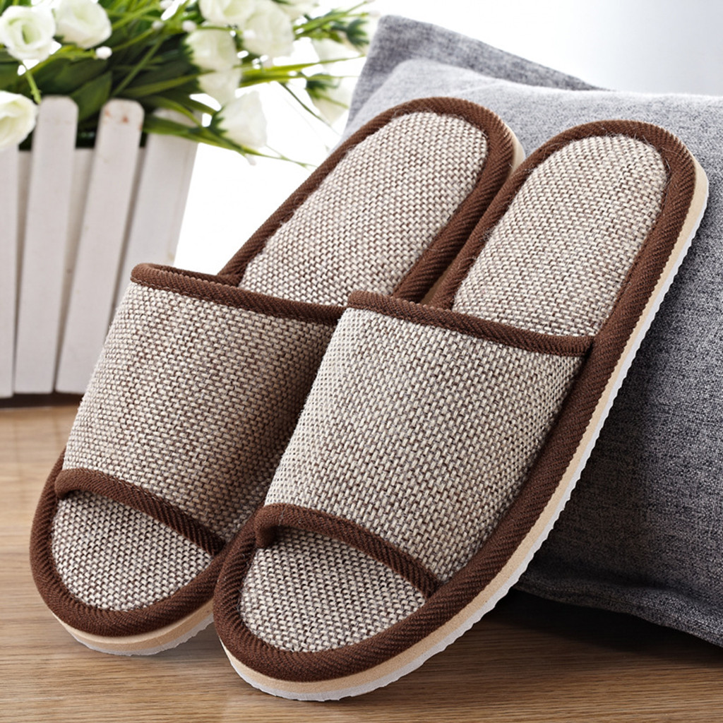 Linen Slippers For Men And Wom - Men'S Shoes To Women'S Size 评论和价格