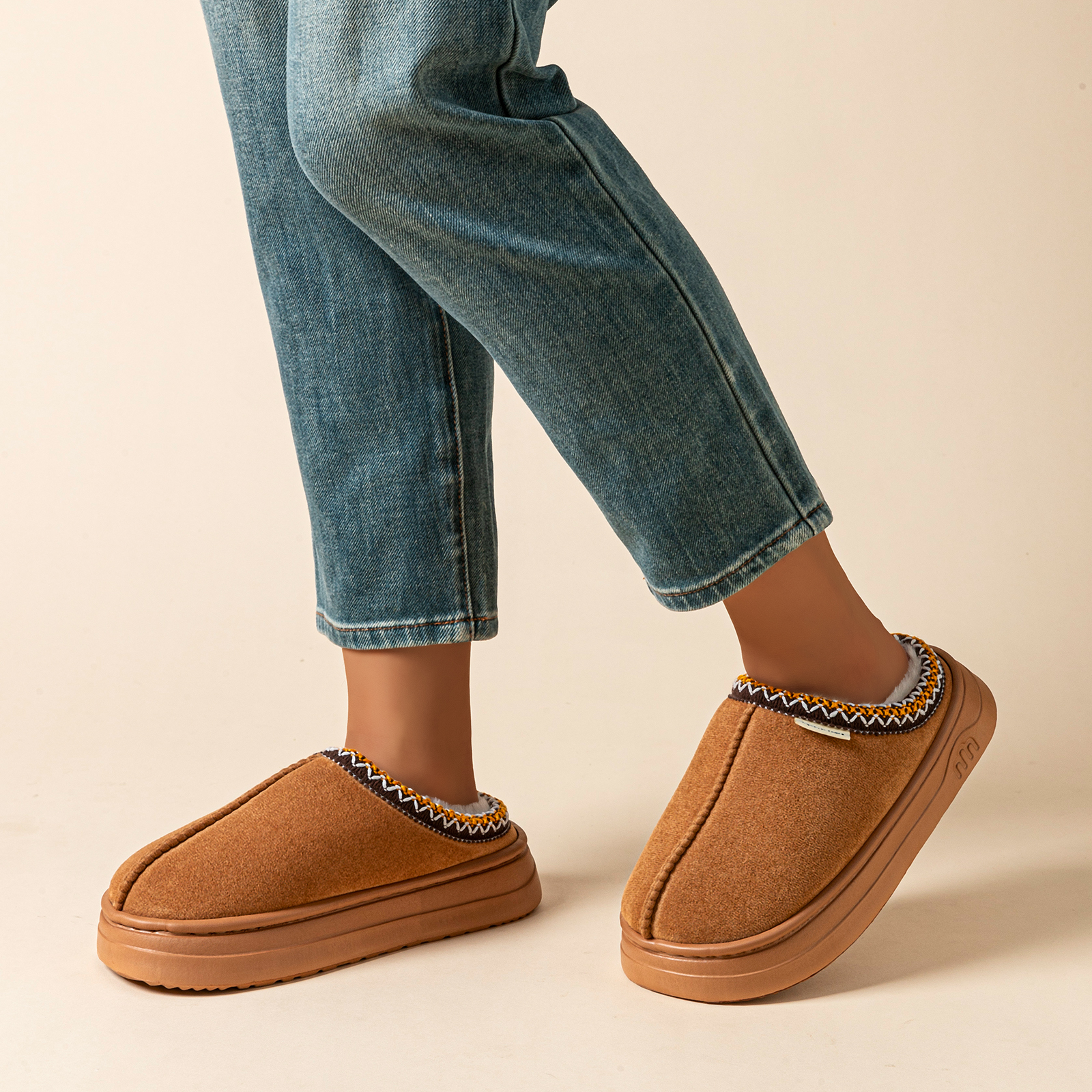 Winter Anti-slip Women's Soft  - Men'S Shoes To Women'S Size 评论和价格
