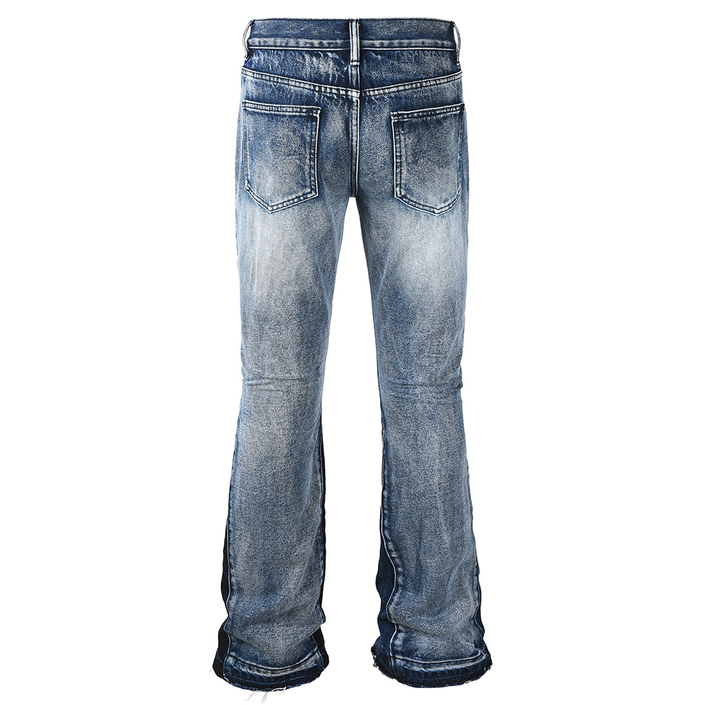 Men's Spliced Boot Cut Denim J - Men Shoes Jeans 评论和价格