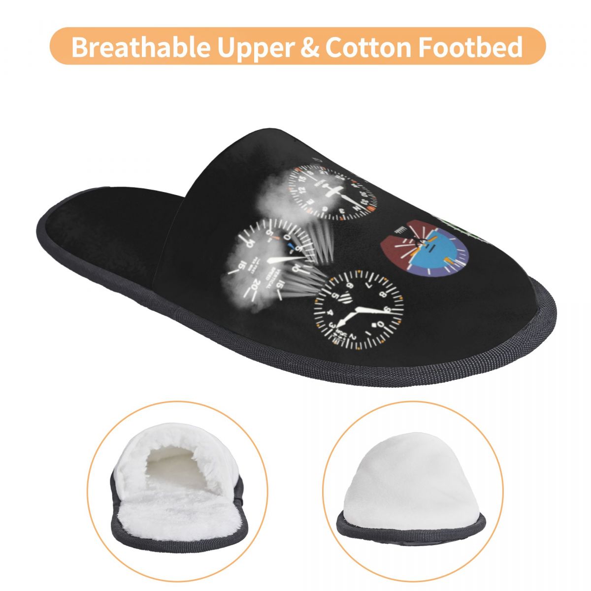 Cockpit Six Dials Flight Simul - Men'S Shoes With Memory Foam 评论和价格