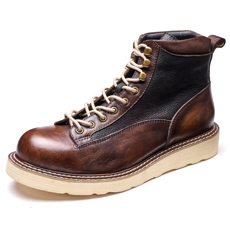 Handmade Mens Ankle Oxford Boo - Men Shoes Oxford 评论和价格