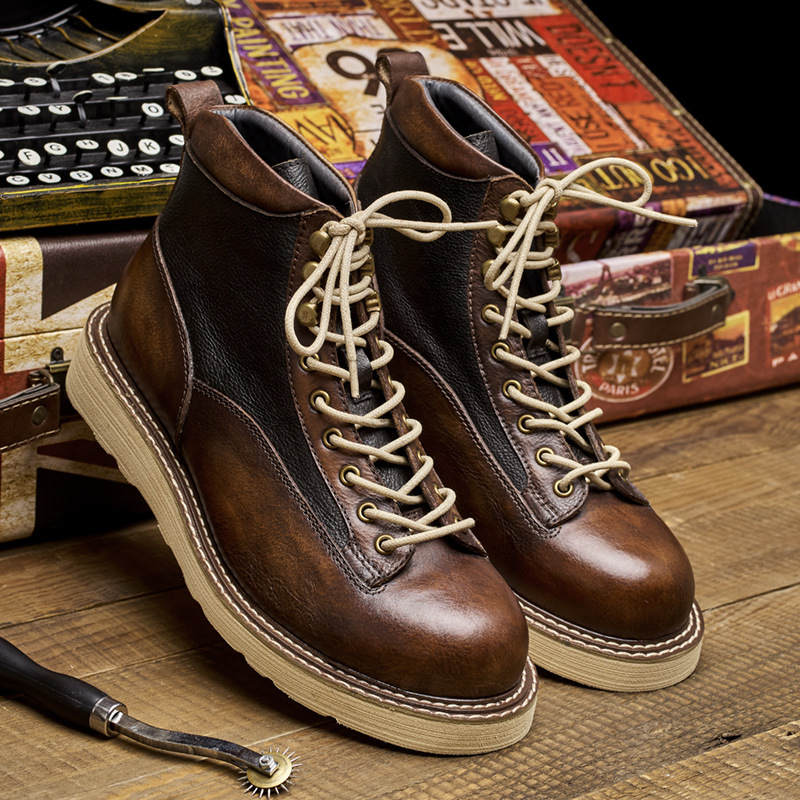 Handmade Mens Ankle Oxford Boo - Men Shoes Oxford 评论和价格