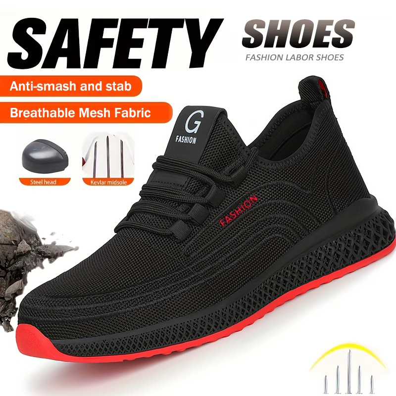 Anti-Smash Puncture-Proof Inde - Work Boot Steel Toe 评论和价格