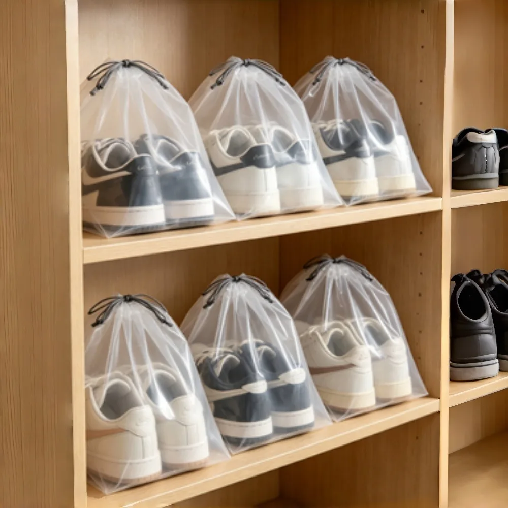 5Pcs Clear Travel Drawstring S - Men Shoes Essentials 评论和价格