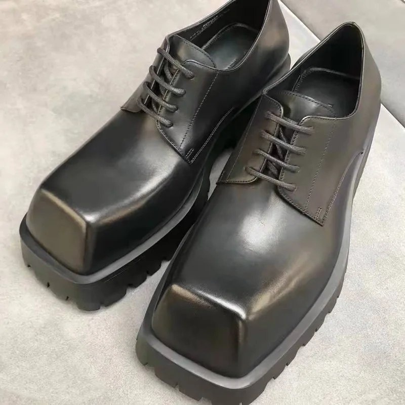 Men's Loafers Leather Motorcyc - Men Shoes Oxford 评论和价格