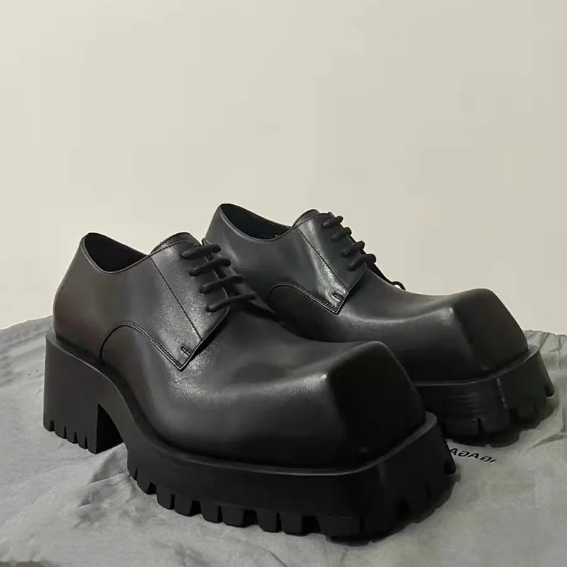 Men's Loafers Leather Motorcyc - Men Shoes Oxford 评论和价格