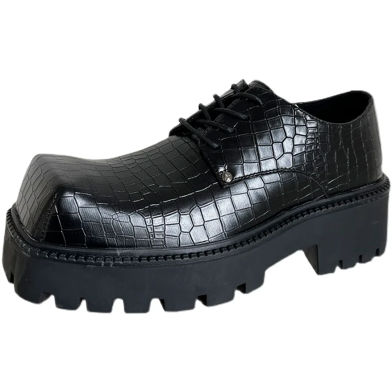 Men's Loafers Leather Motorcyc - Men Shoes Oxford 评论和价格