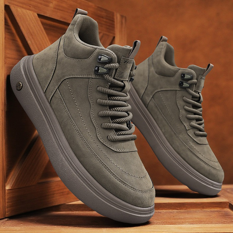 Mens Oxford Boots Casual High  - Men Shoes Oxford 评论和价格