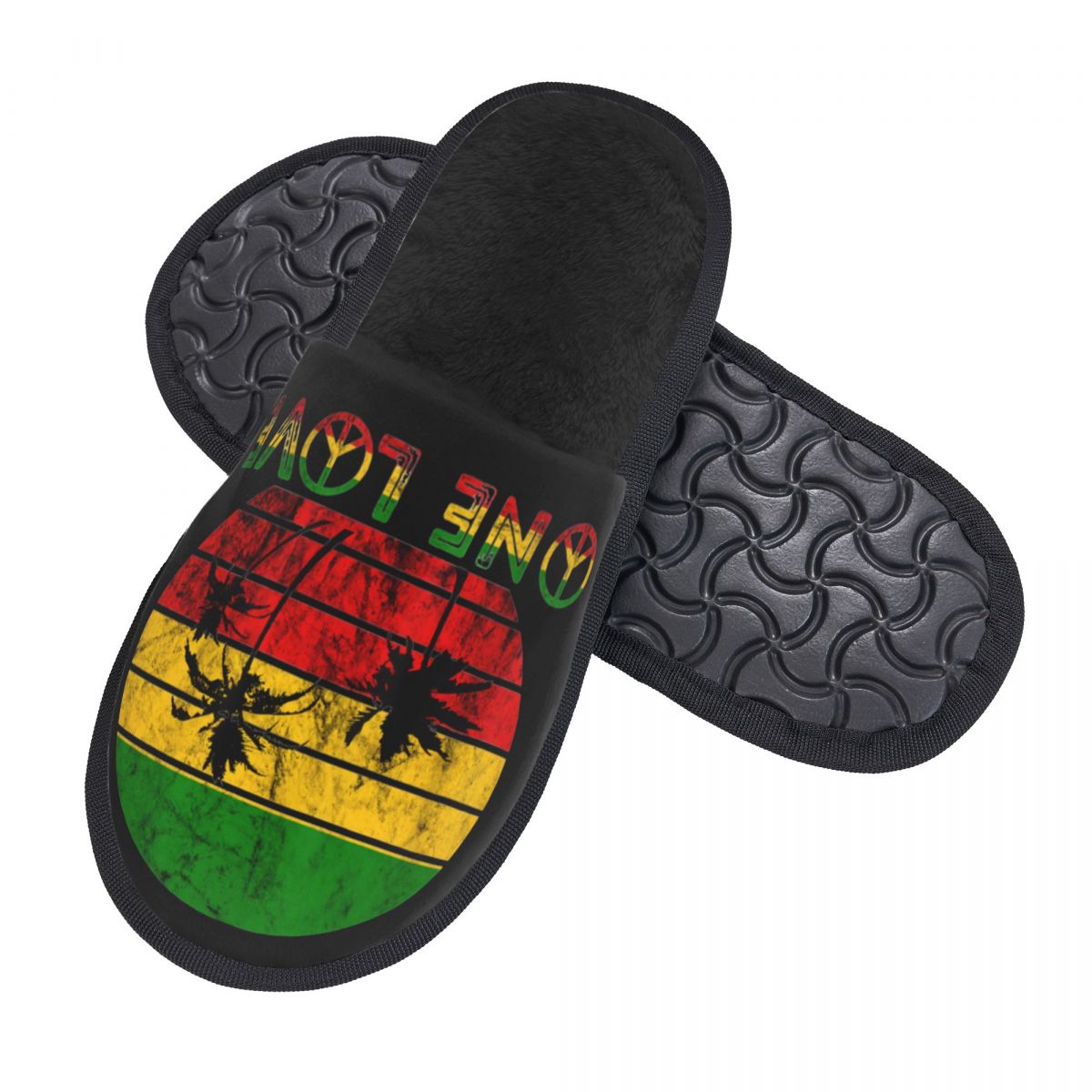Rasta Reggae One Love Retro Vi - Men'S Shoes With Memory Foam 评论和价格