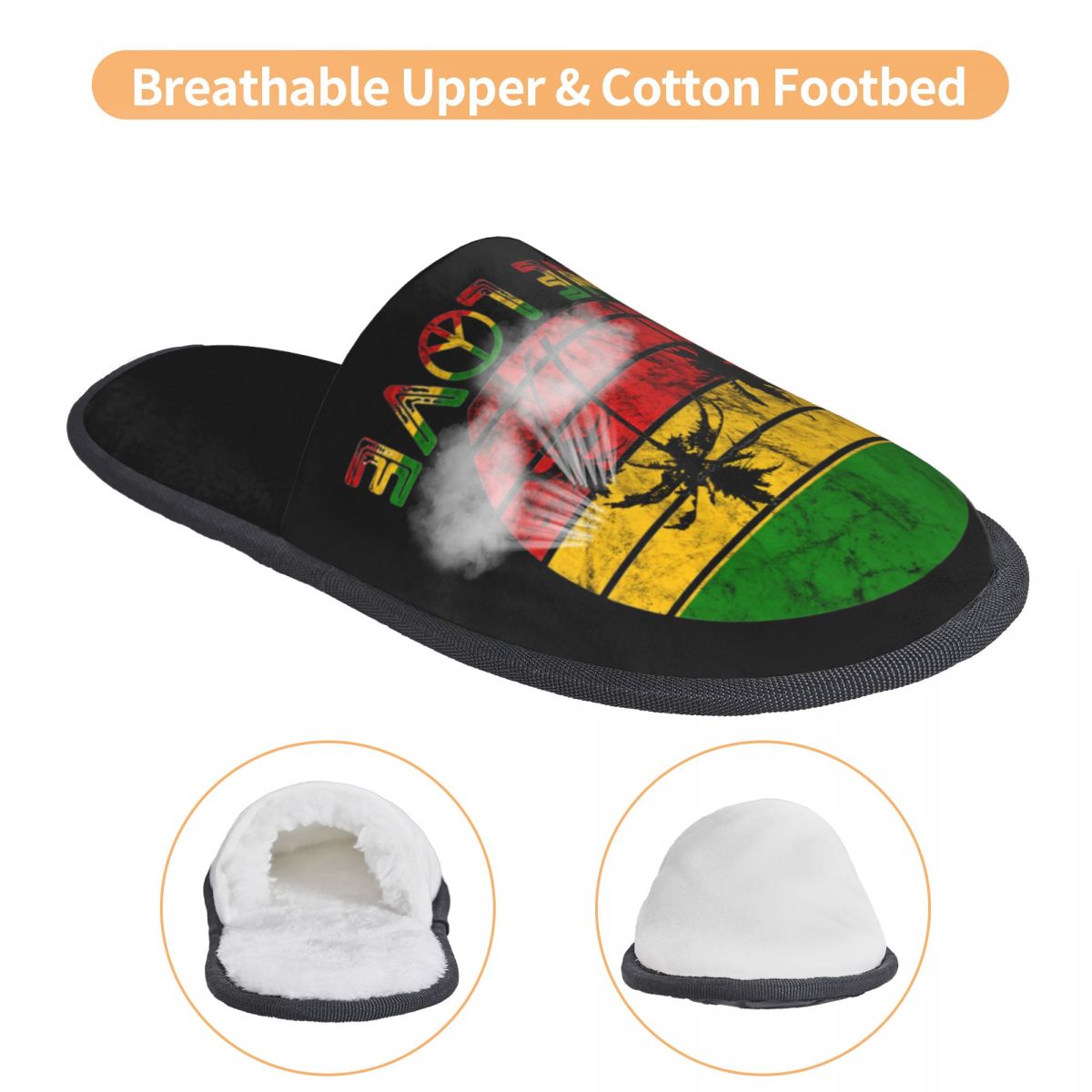 Rasta Reggae One Love Retro Vi - Men'S Shoes With Memory Foam 评论和价格