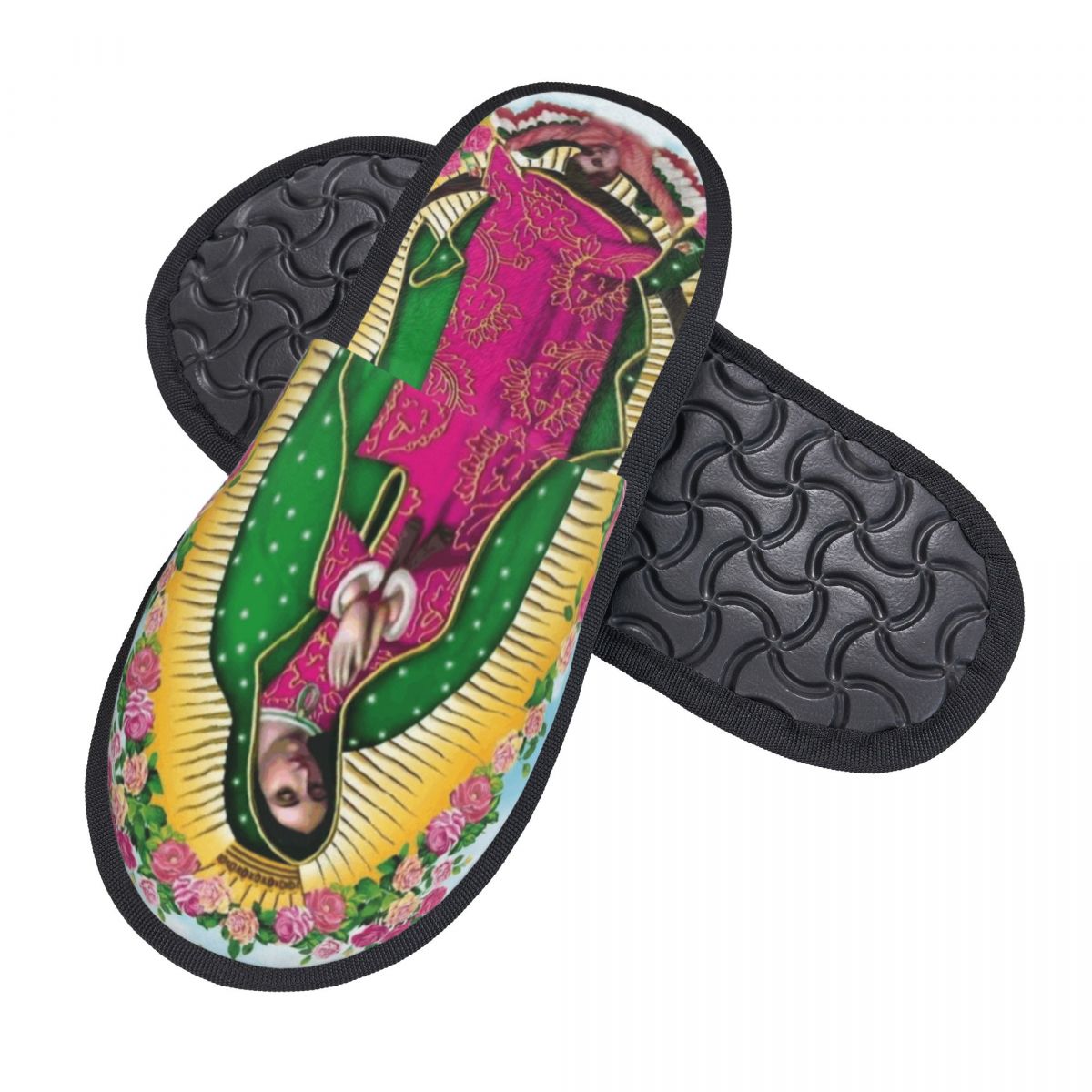 Our Lady Of Guadalupe Mexican  - Men'S Shoes With Memory Foam 评论和价格