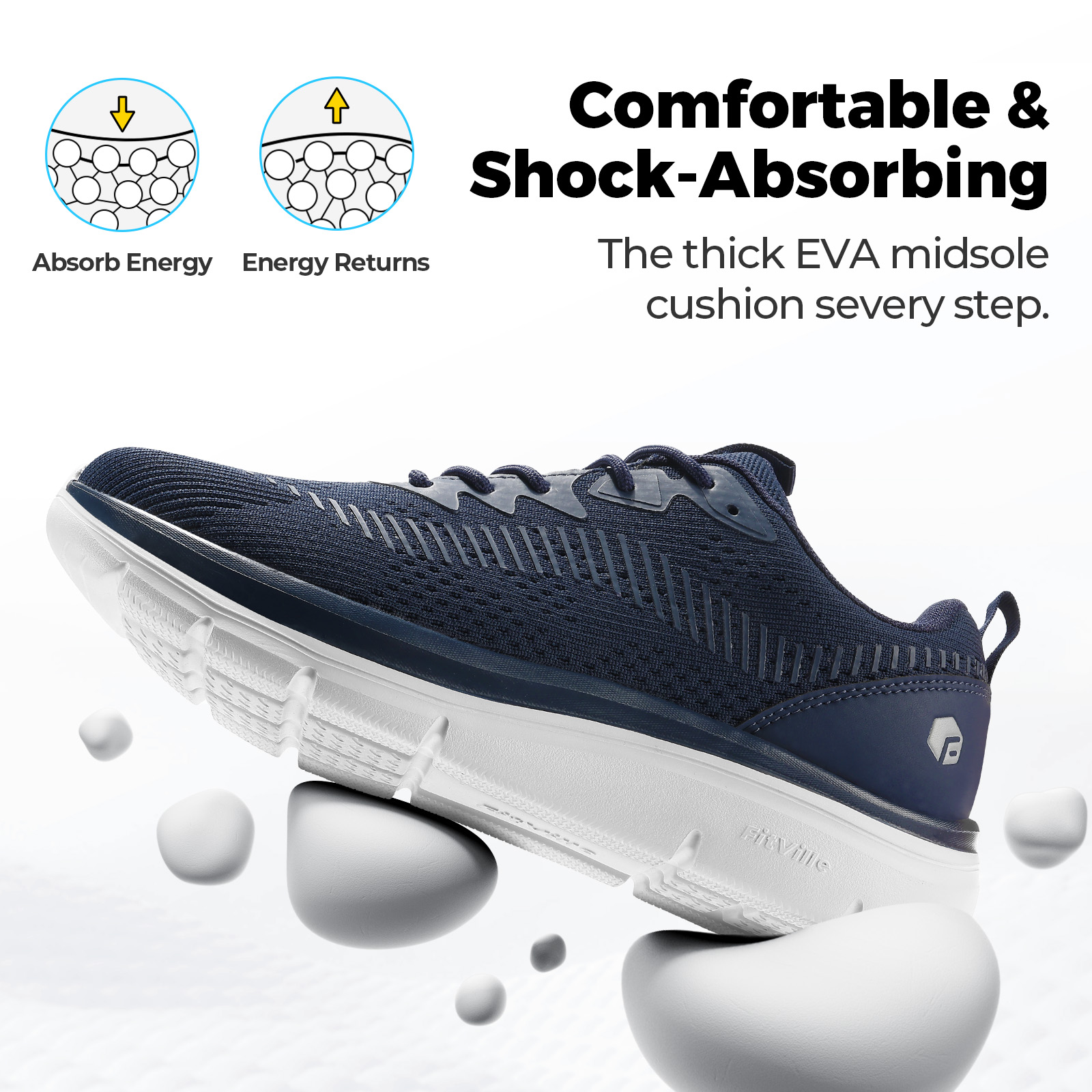 FitVille Men's Walking Shoes L - Men'S Shoes Plantar Fasciitis 评论和价格
