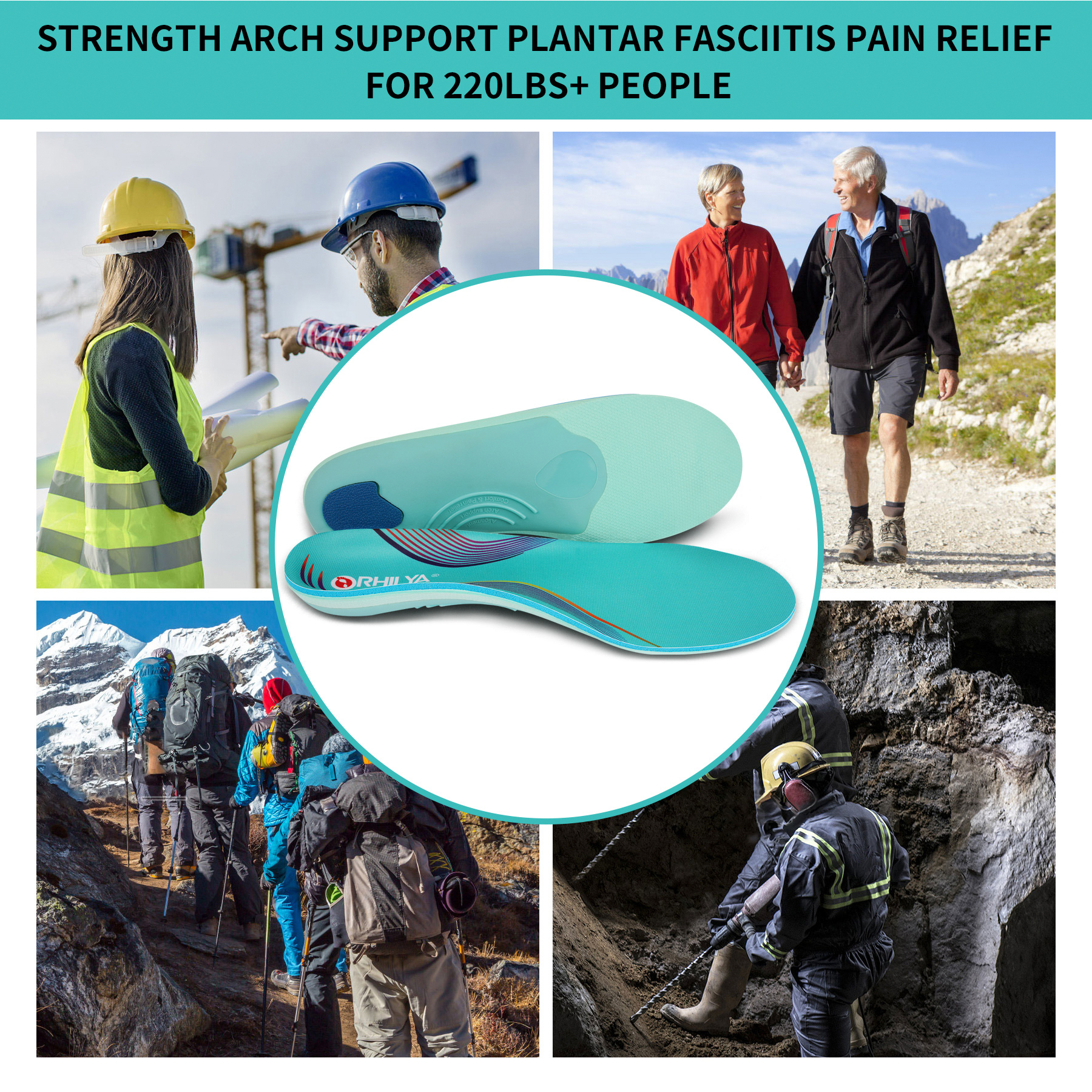 iFitna 3 Pairs Plantar Fasciit - Men'S Shoes Plantar Fasciitis 评论和价格