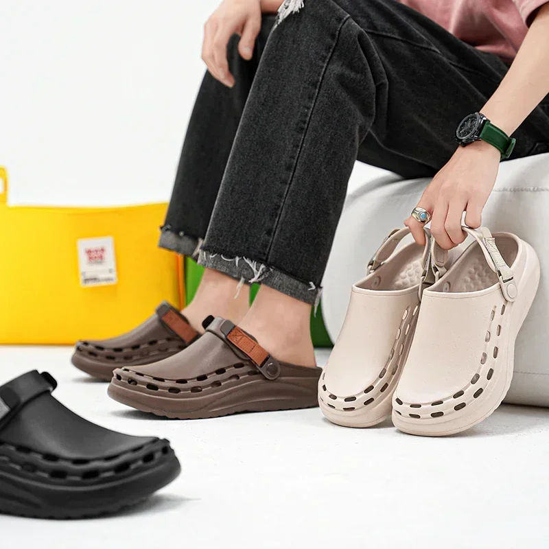 Quick-Dry EVA Solid Color Mens - Men Shoes Essentials 评论和价格