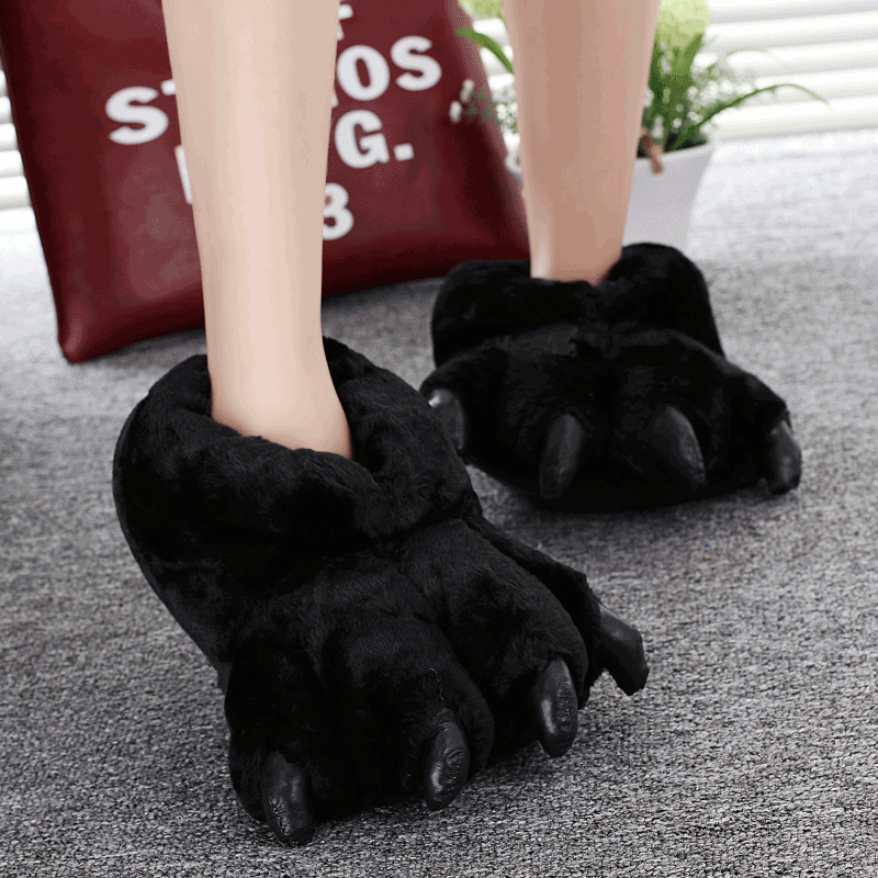 Size 35-43 Black Animal Paw Sh - Men'S Shoes To Women'S Size 评论和价格
