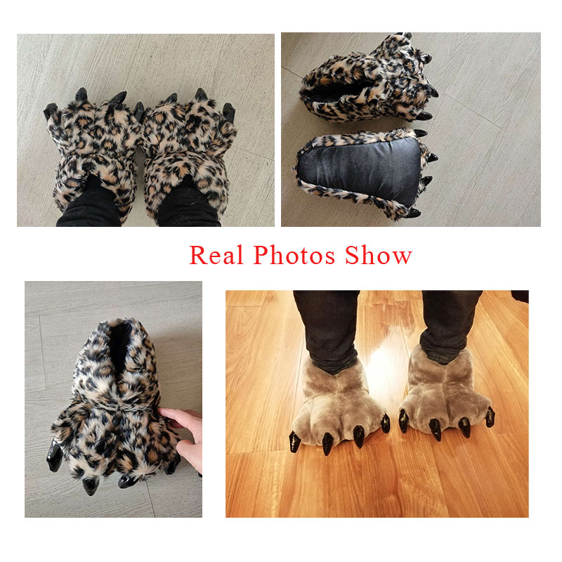 Size 35-43 Black Animal Paw Sh - Men'S Shoes To Women'S Size 评论和价格