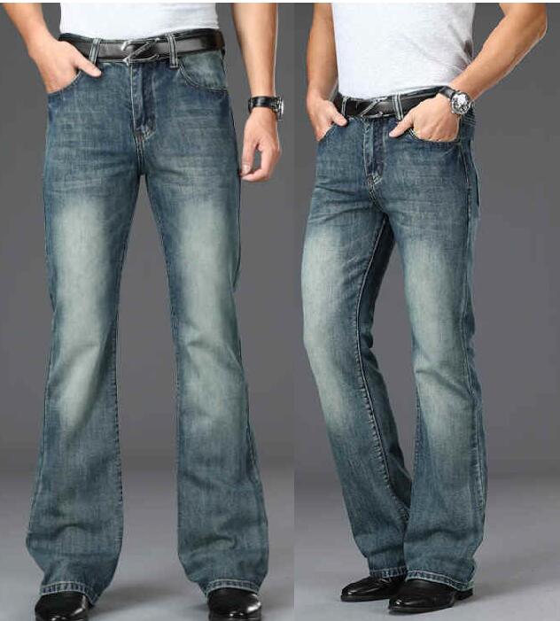 Men's Flared Jeans Loose Men B - Men Shoes Jeans 评论和价格