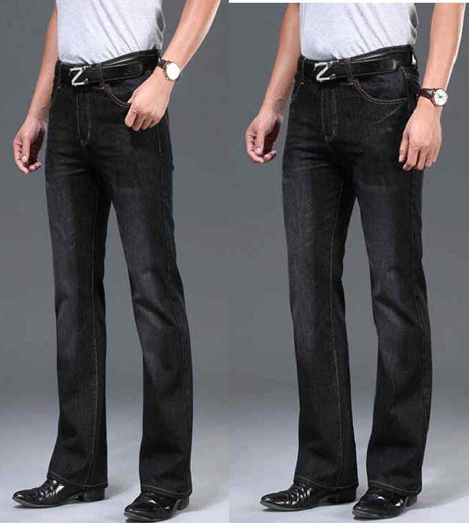 Men's Flared Jeans Loose Men B - Men Shoes Jeans 评论和价格