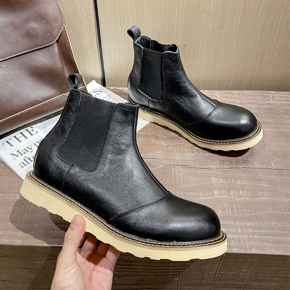 Retro Men's Genuine Leather Ch - Men Shoes Oxford 评论和价格