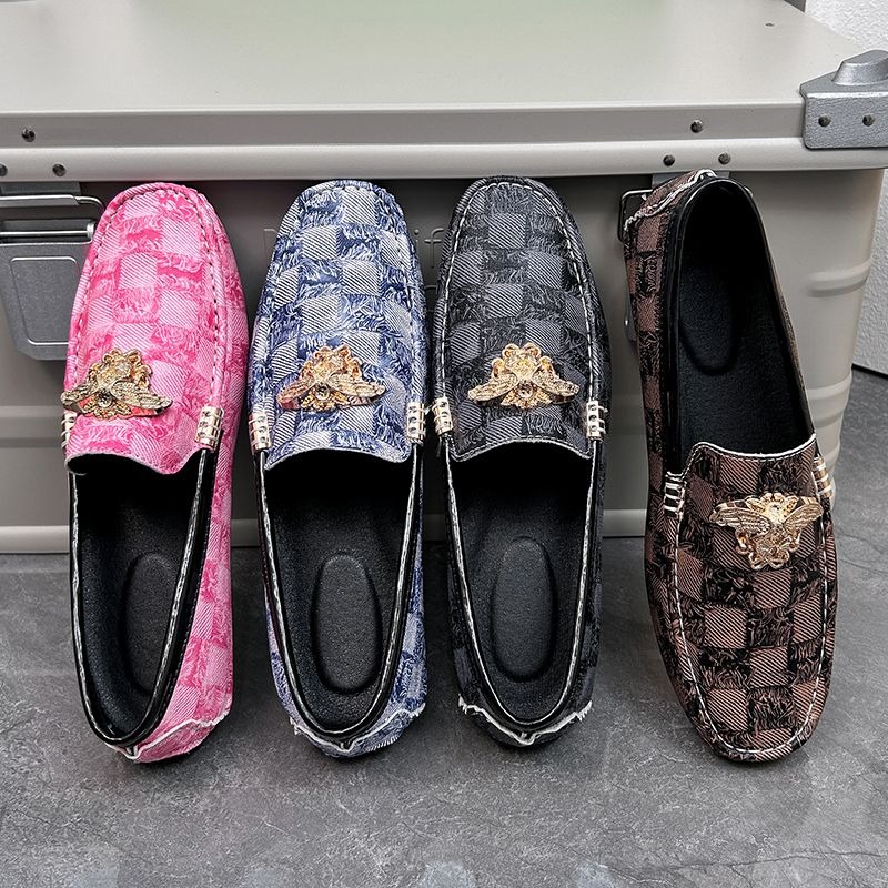 size 38-48 luxury checkered sl - Men'S Shoes Drivers 评论和价格