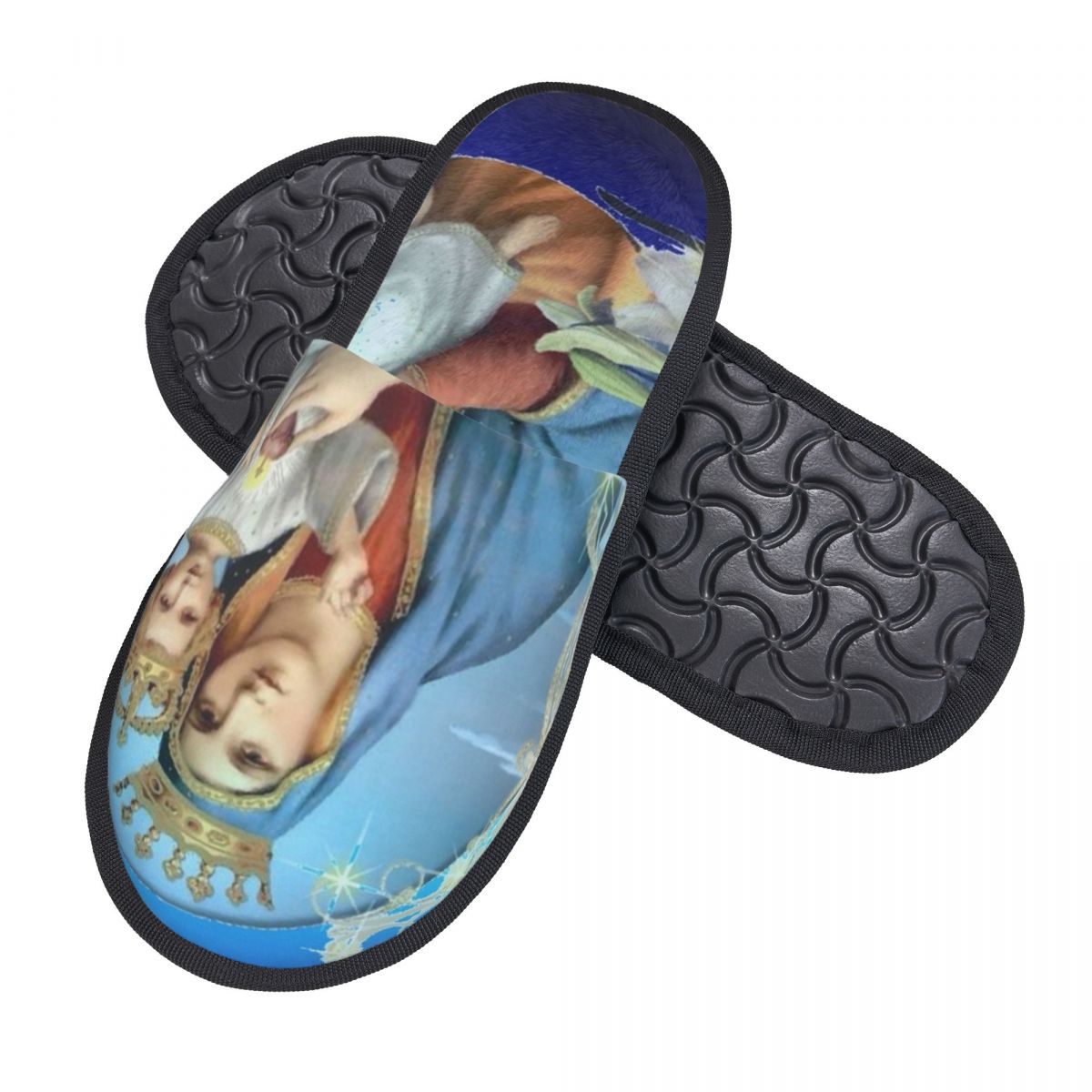 Virgin Mary Comfy Scuff With M - Men'S Shoes With Memory Foam 评论和价格