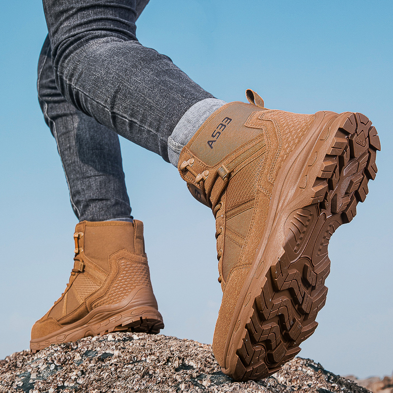 Men's Military Tactical Boots  - Men'S Shoes Zipper 评论和价格