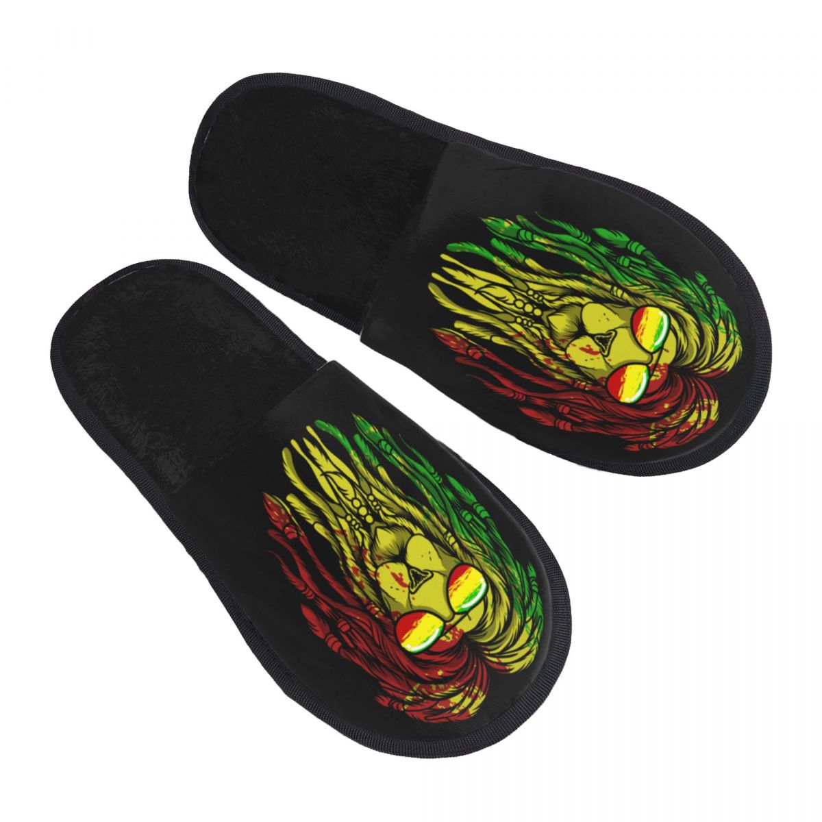 Custom Reggae Music Lion Jamai - Men'S Shoes With Memory Foam 评论和价格