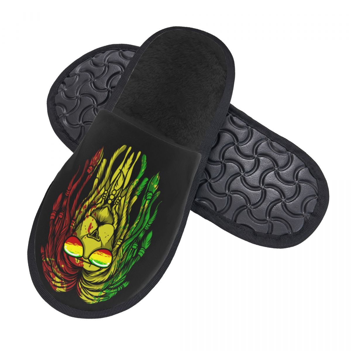 Custom Reggae Music Lion Jamai - Men'S Shoes With Memory Foam 评论和价格