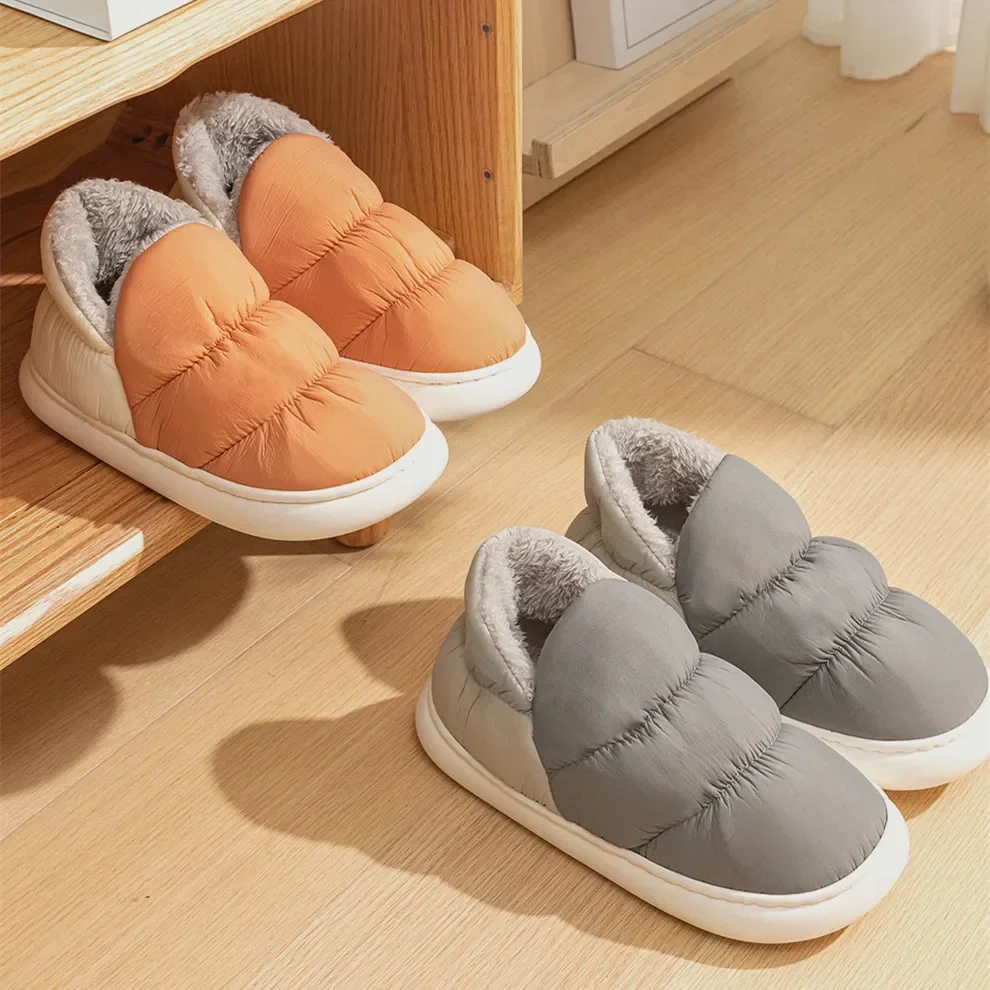 Women Men Slippers Winter Down - Men Shoes For Winter 评论和价格