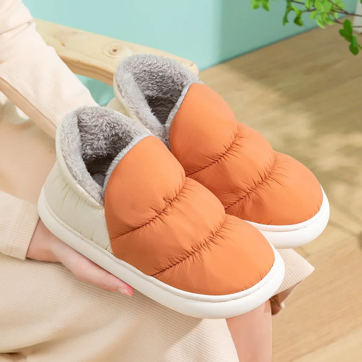 Women Men Slippers Winter Down - Men Shoes For Winter 评论和价格