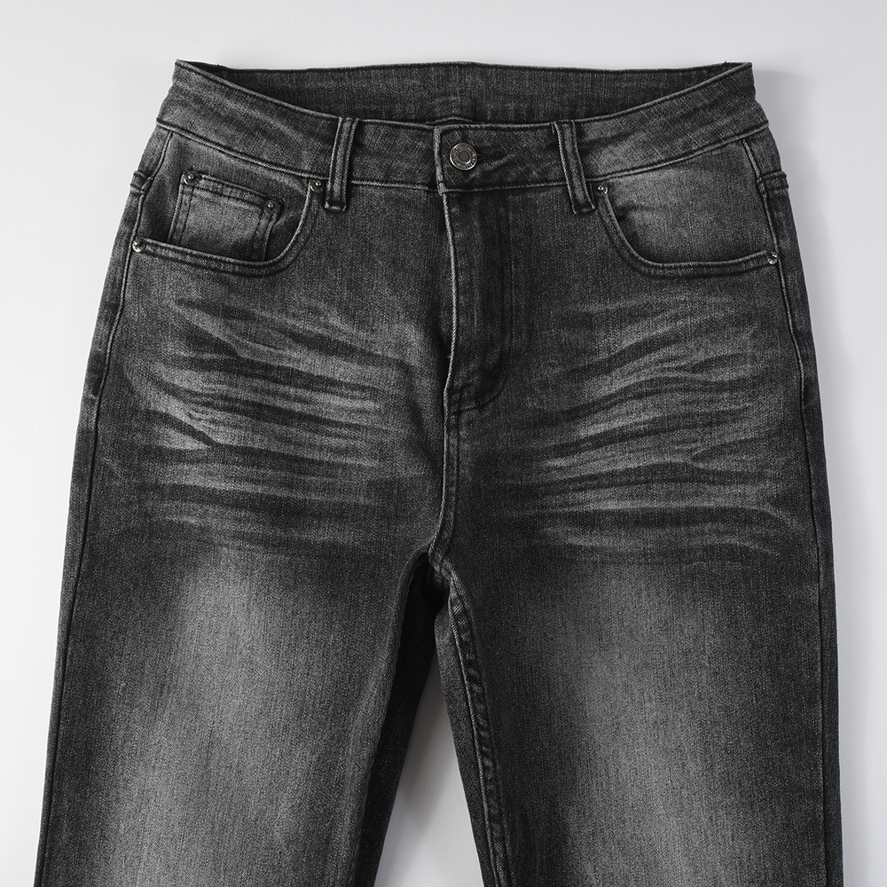 Men's Boot Cut Denim Jeans Gra - Men Shoes Jeans 评论和价格