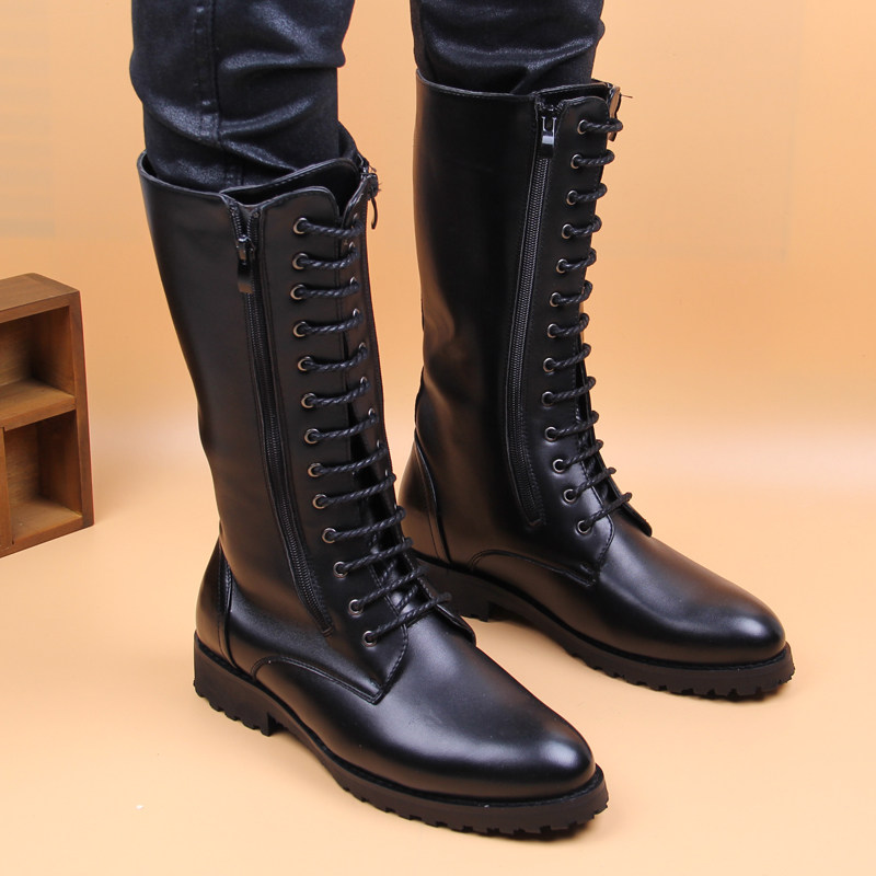 men's luxury fashion high boot - Men'S Shoes Zipper 评论和价格