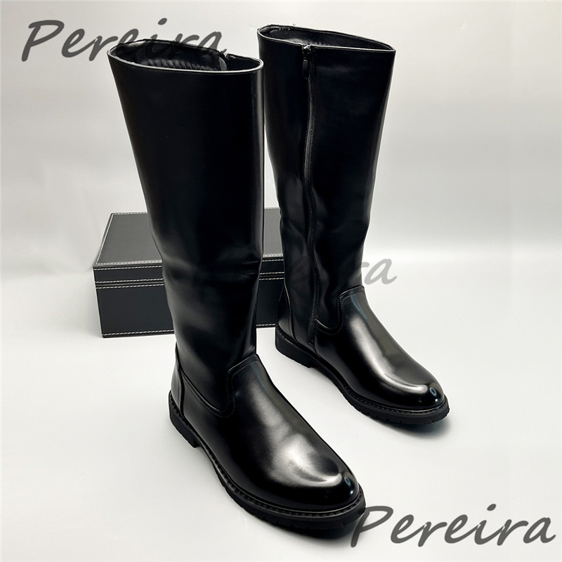 Autumn Winter Warm Men's Knee  - Men'S Shoes Zipper 评论和价格