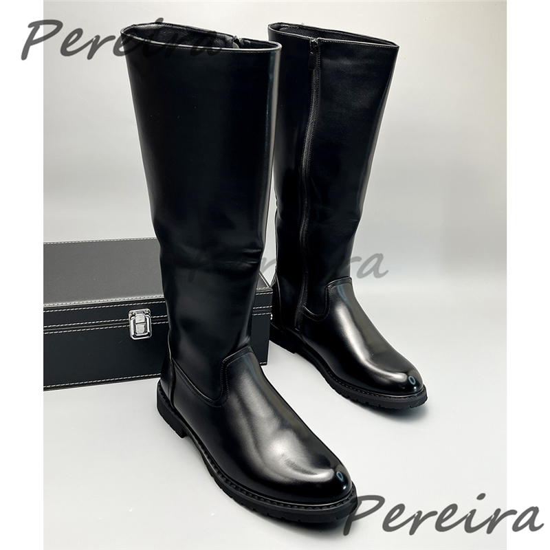 Autumn Winter Warm Men's Knee  - Men'S Shoes Zipper 评论和价格
