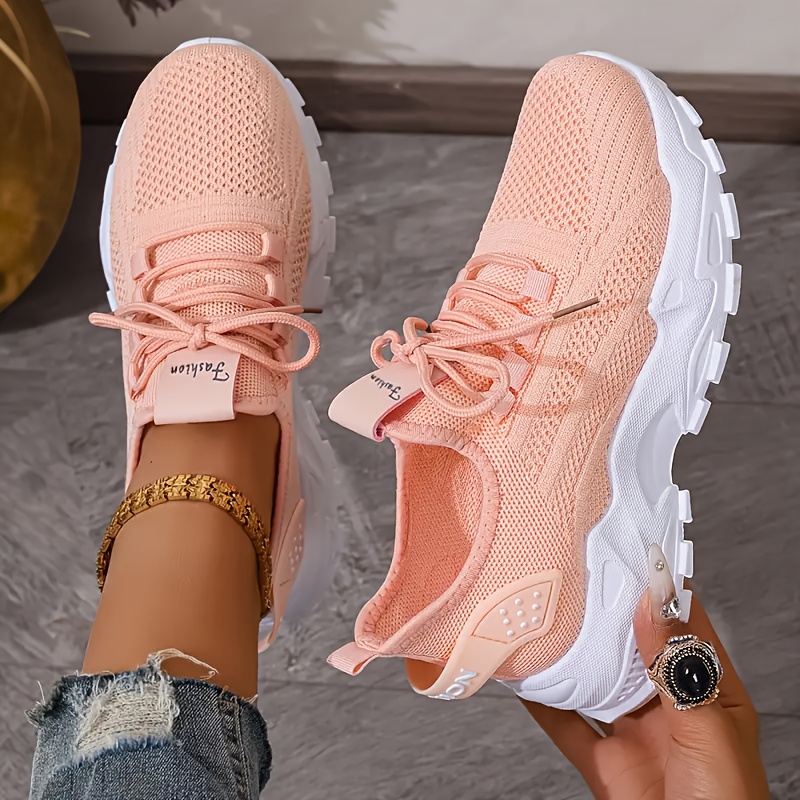 Breathable Knit Sneakers Fashi - Men Shoes Type 评论和价格