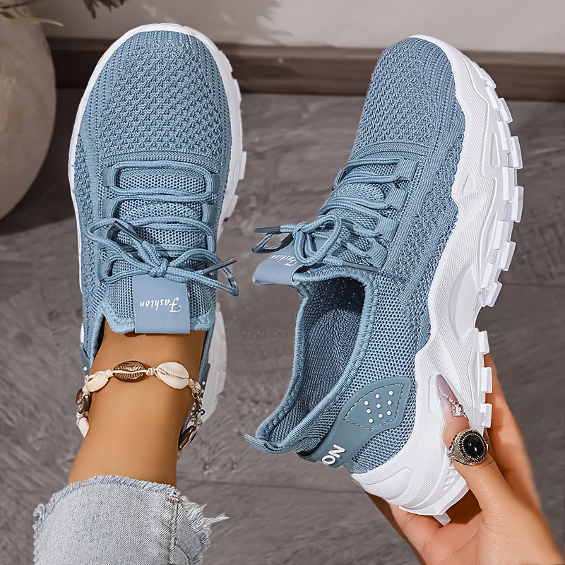 Breathable Knit Sneakers Fashi - Men Shoes Type 评论和价格