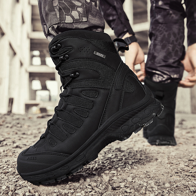 New Men Tactical Boots Militar - Men'S Shoes Zipper 评论和价格