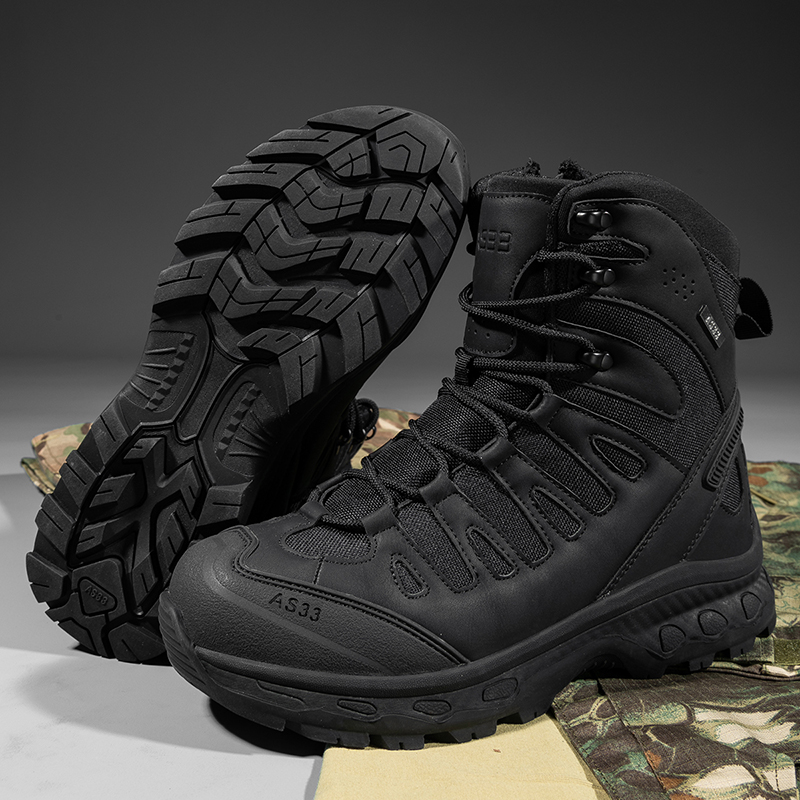 New Men Tactical Boots Militar - Men'S Shoes Zipper 评论和价格