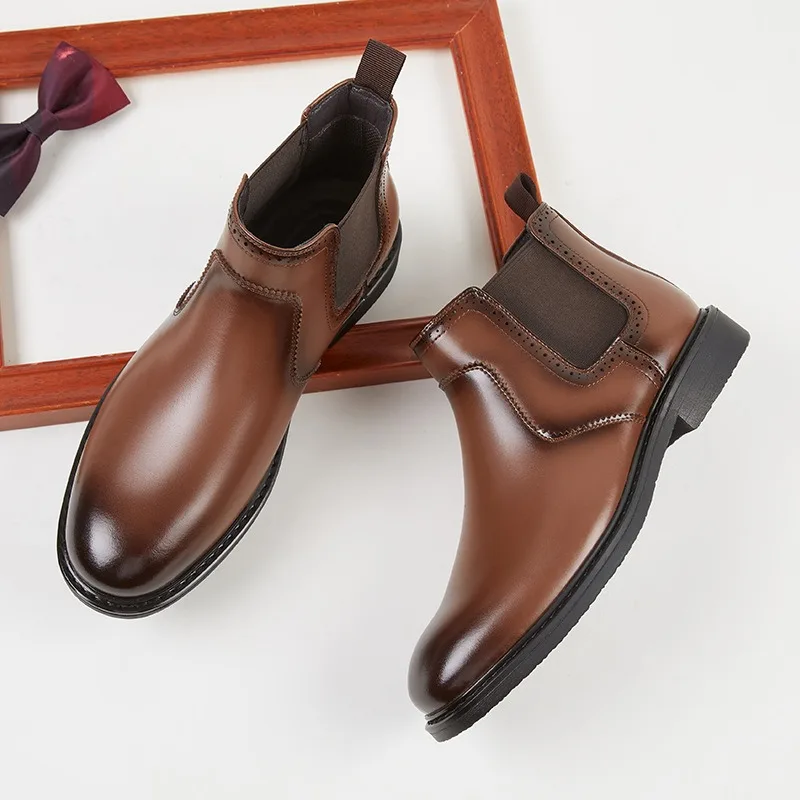 Vintage Mens Leather Oxford Bo - Men Shoes Oxford 评论和价格